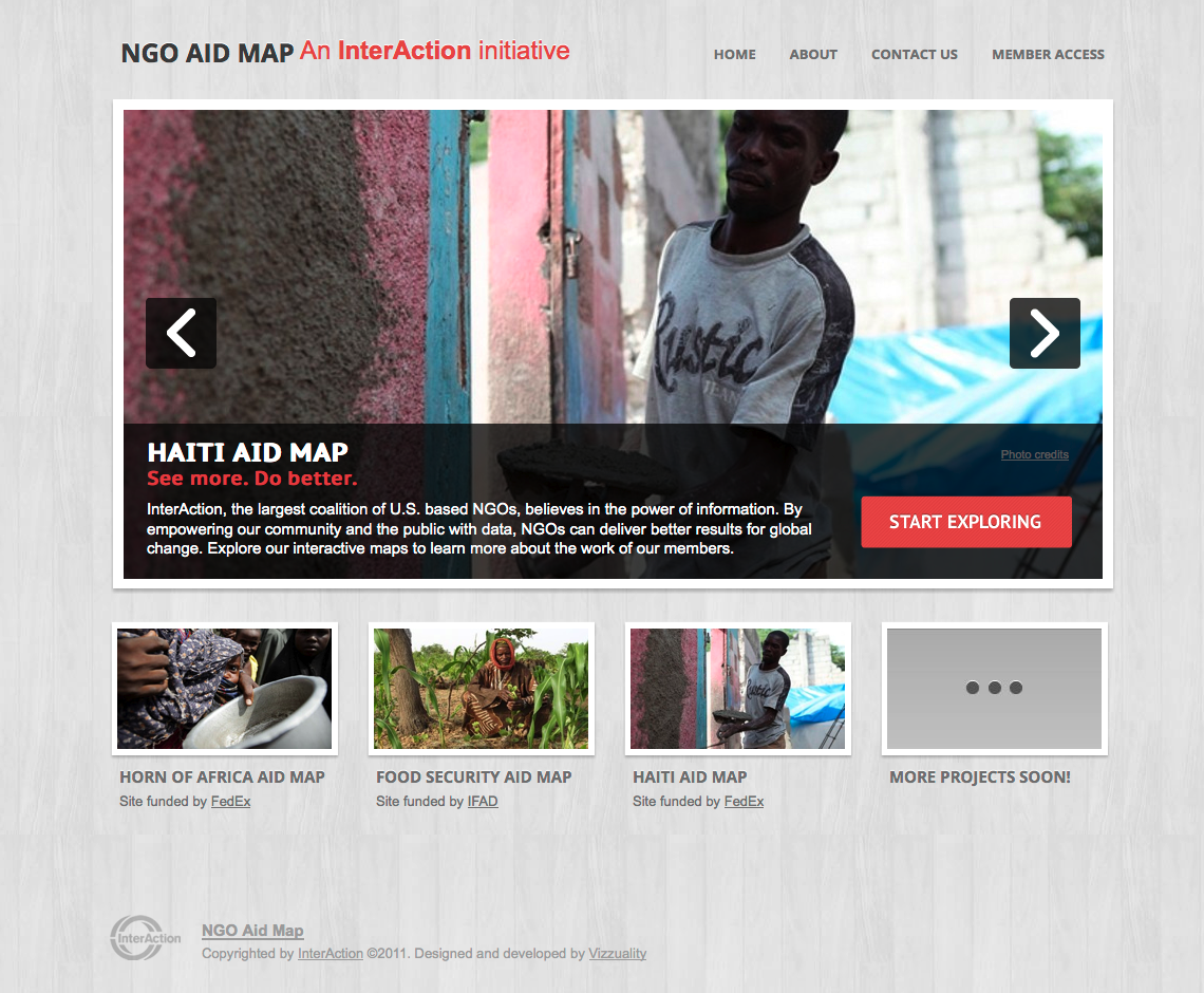 NGO Aid Map