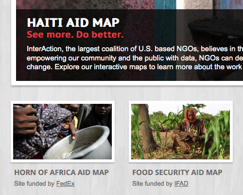 NGO Aid Map